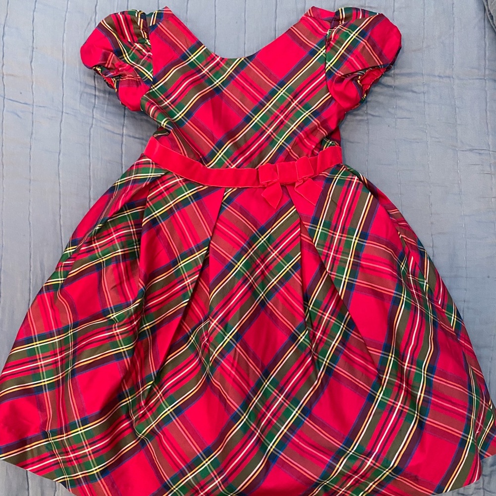 LIKE NEW. Holiday dress and matching headband
